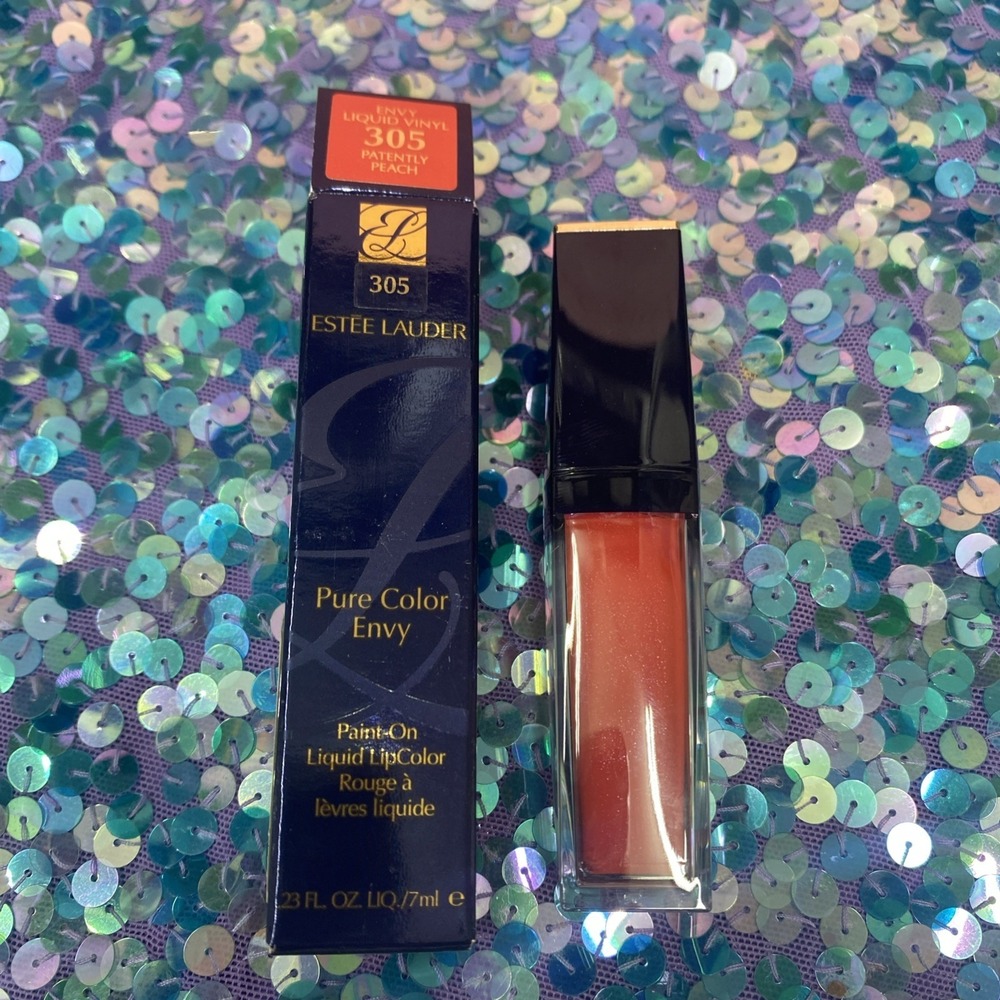 Estee Lauder Pure Color Envy Paint-On Liquid LipColor 305 Patently Peach 0.23 oz